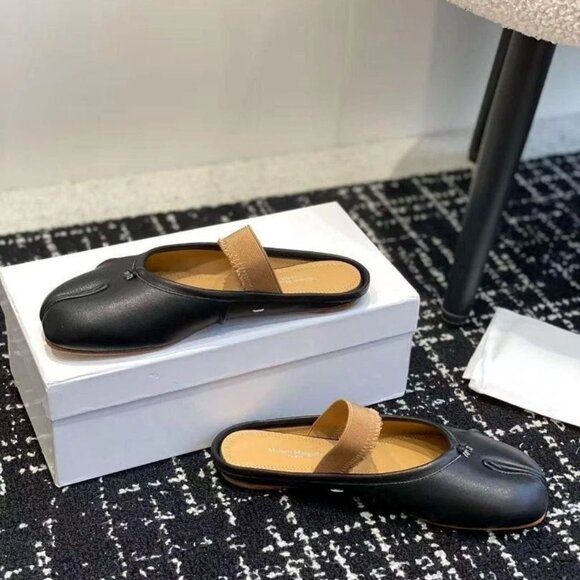 Maison Margiela Tabi Ballet Shoes 38. Vintage Leather With box New, unused - Picture 7 of 8